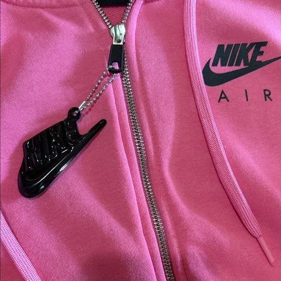 Nike Women's Pink Air Zip-Up Jacket - Picture 2 of 4